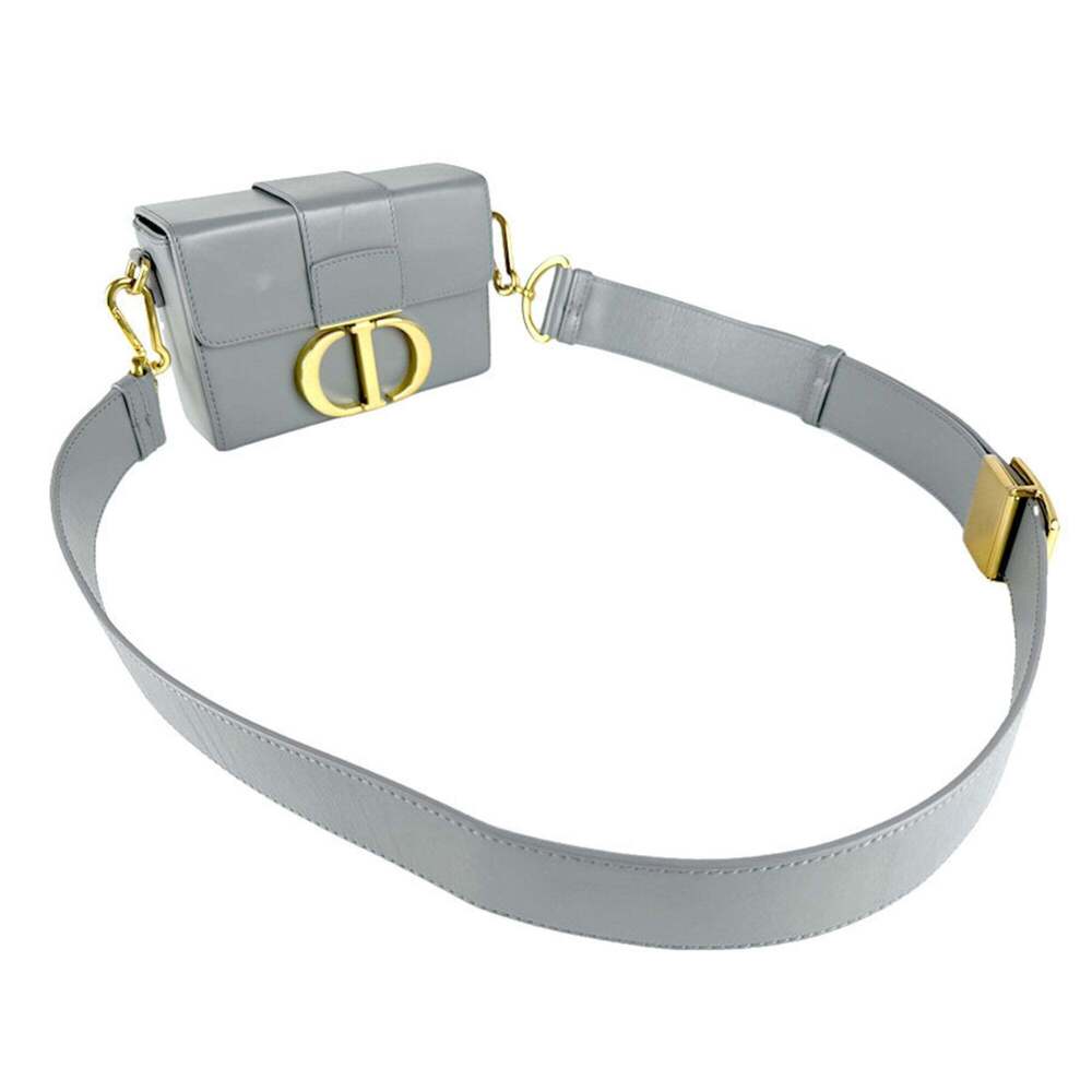 CHRISTIAN DIOR Gray Leather Shoulder Bag - Picture 10 of 12